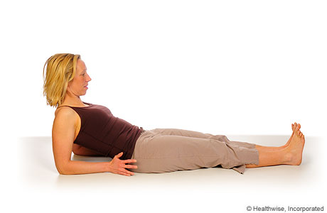 Photo of a woman doing glute exercise